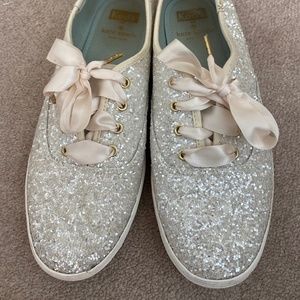 Keds x Kate Spade New York Champion Glitter Sneakers Size 7.5